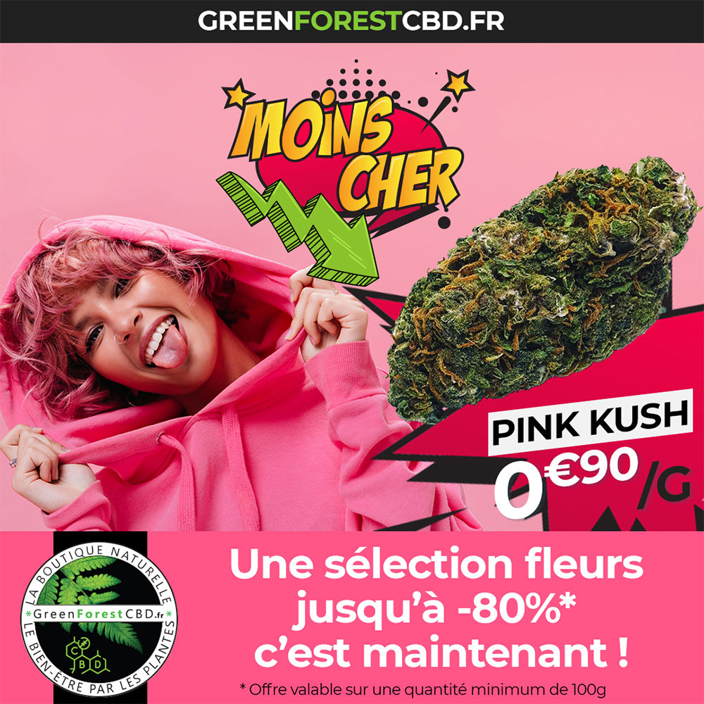 pink kush fleurs cbd pas cher